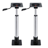 Boating Accessories: Seamanship Boat Seat Pedestal 5575cm Adjustable Gas Lift 360 Degrees Swivel 2 Pack