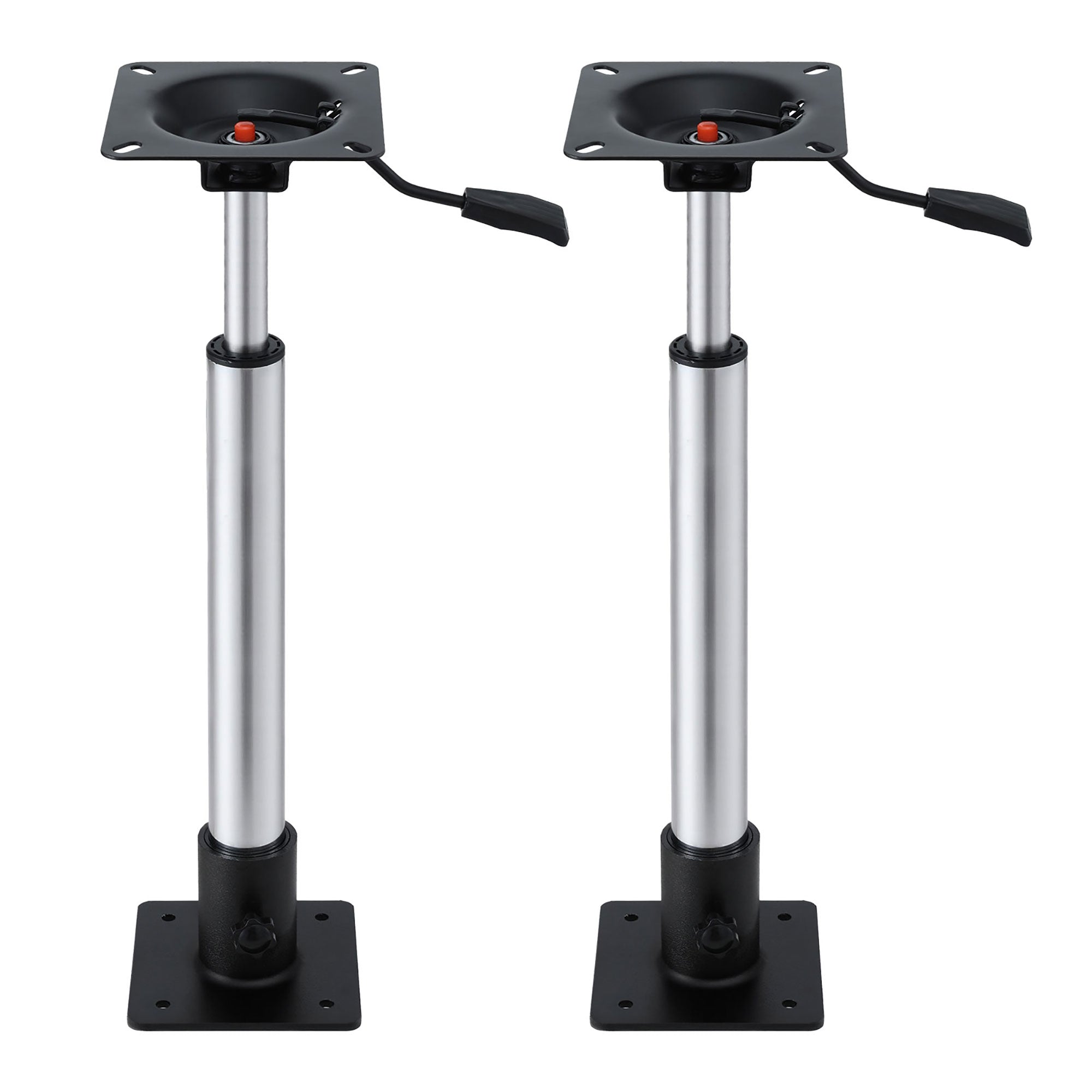 Boating Accessories: Seamanship Boat Seat Pedestal 5575cm Adjustable Gas Lift 360 Degrees Swivel 2 Pack