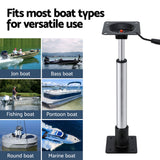 Boating Accessories: Seamanship Boat Seat Pedestal 5575cm Adjustable Gas Lift 360 Degrees Swivel 2 Pack