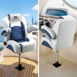 Boating Accessories: Seamanship Boat Seat Pedestal 5575cm Adjustable Gas Lift 360 Degrees Swivel 2 Pack