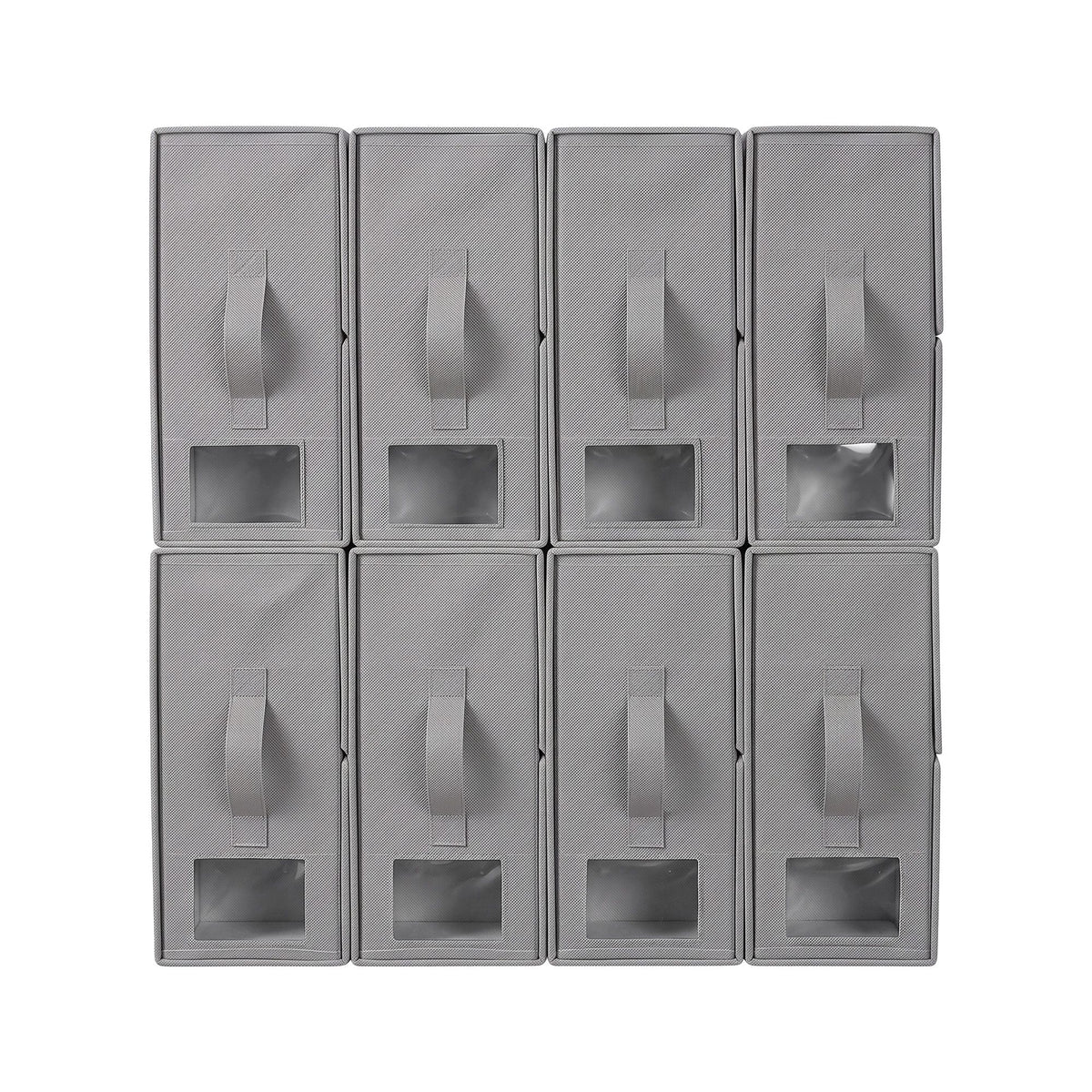 Artiss Bed Sheet Organisers Box Set 8Pcs Storage King Size, Grey