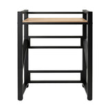 Artiss Over Washing Machine Rack Laundry Shelf Space Saver 75cm Black