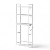 Bathroom Cabinets, Cupboards & Storage: Artiss Over Toilet Storage Bathroom Rack Space Saving 3 Tier Organiser White