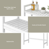 Bathroom Cabinets, Cupboards & Storage: Artiss Over Toilet Storage Bathroom Rack Space Saving 3 Tier Organiser White