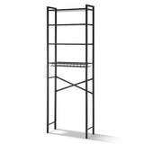 Bathroom Cabinets, Cupboards & Storage: Artiss Over Toilet Bathroom Storage Rack Space Saving 4 Tier Organiser White