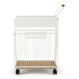 Basketball & Basketball Accessories: Everfit Yoga Mat Storage Rack Mobile Holder with Wheels Basket Home Gym Storage Organizer White
