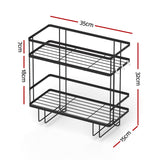Bathroom Cabinets, Cupboards & Storage: Artiss Over Toilet Storage Rack Bathroom Shelf Organizer 2 Tier