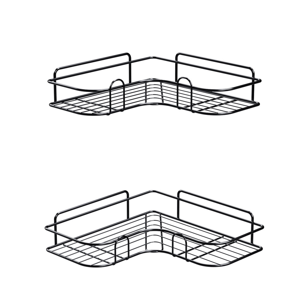 Bathroom Cabinets, Cupboards & Storage: Cefito 2 Packs Bathroom Shelf Corner Storage Rack