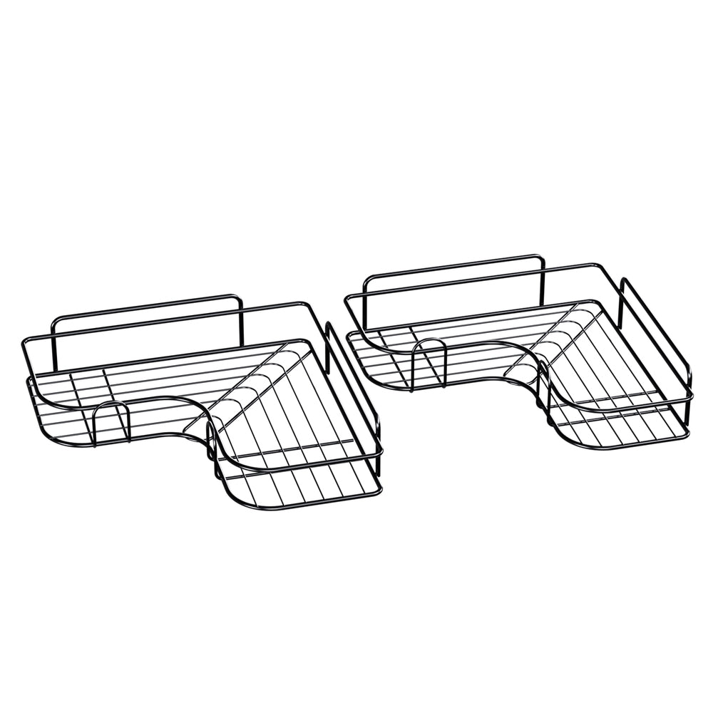 Bathroom Cabinets, Cupboards & Storage: Cefito 2 Packs Bathroom Shelf Corner Storage Rack