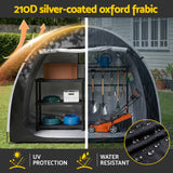 Duffel Bags: Giantz Bike Storage Tent Outdoor Waterproof UV Resistant Shelter w/ Ventilation