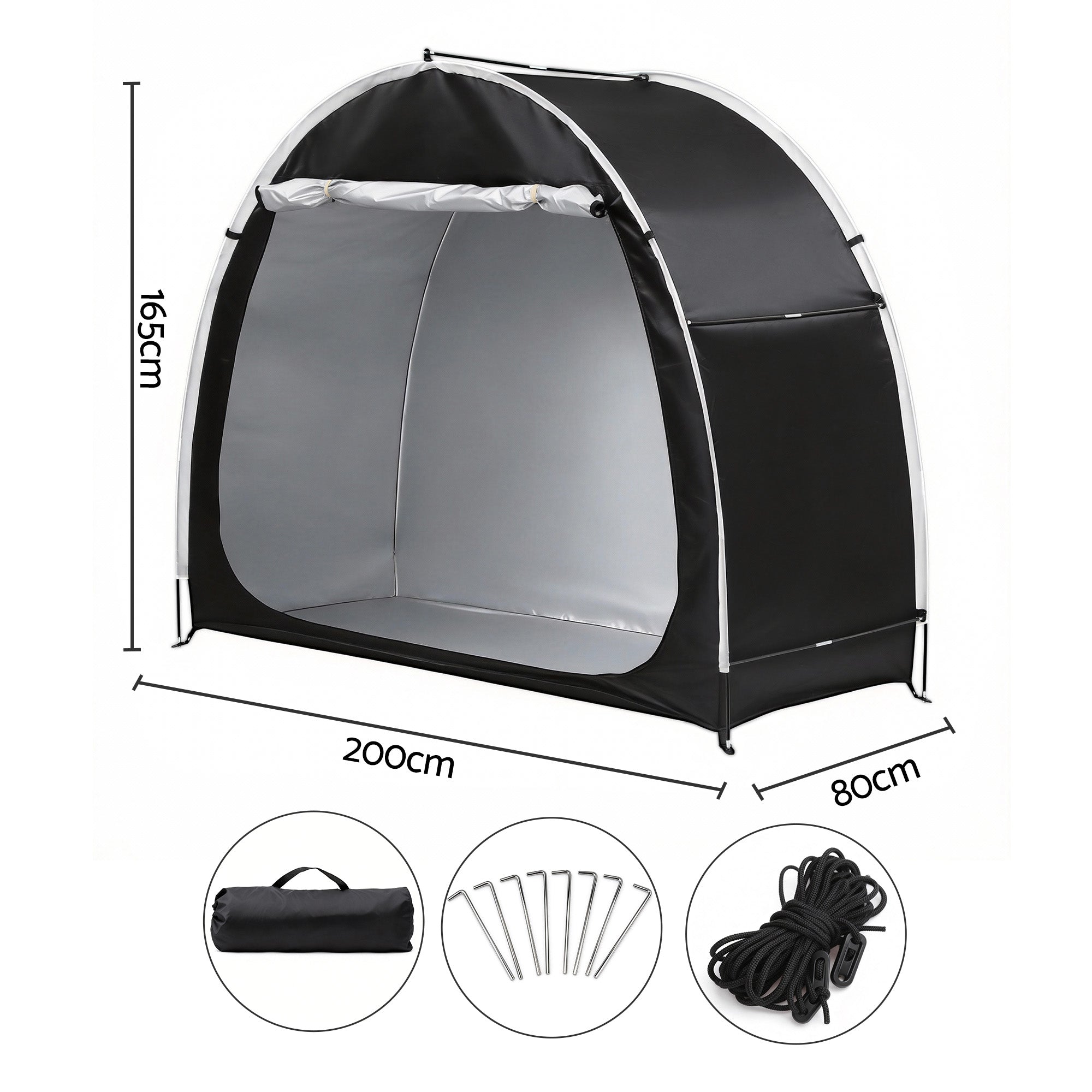 Duffel Bags: Giantz Bike Storage Tent Waterproof Outdoor UV Protection Shelter w/ Large Space