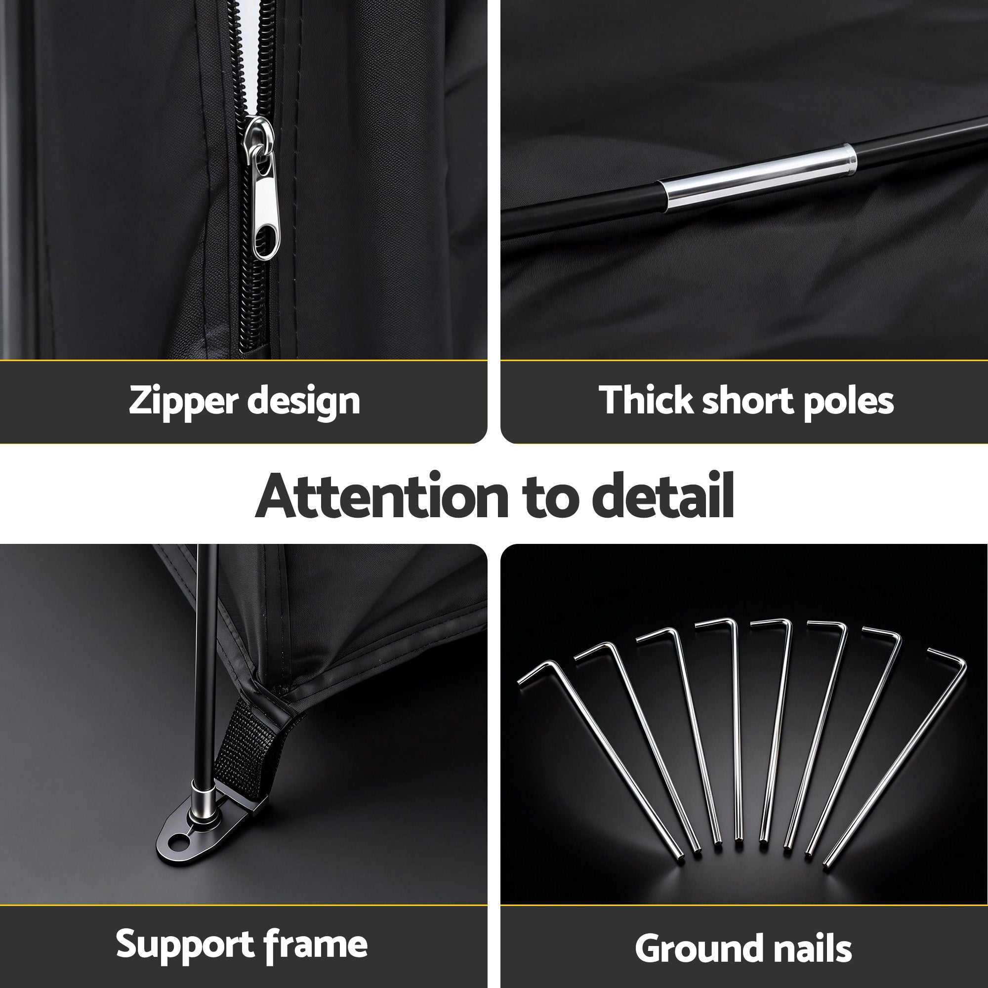 Duffel Bags: Giantz Bike Storage Tent Waterproof Outdoor UV Protection Shelter w/ Large Space