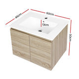 Bathroom Cabinets, Cupboards & Storage: Cefito Vanity Unit 600mm with Basin Oak