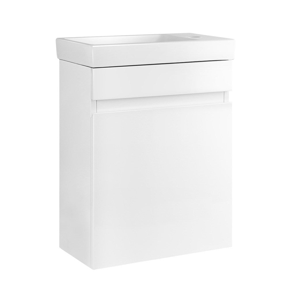 Bathroom Cabinets, Cupboards & Storage: Cefito Vanity Unit 400mm with Basin White