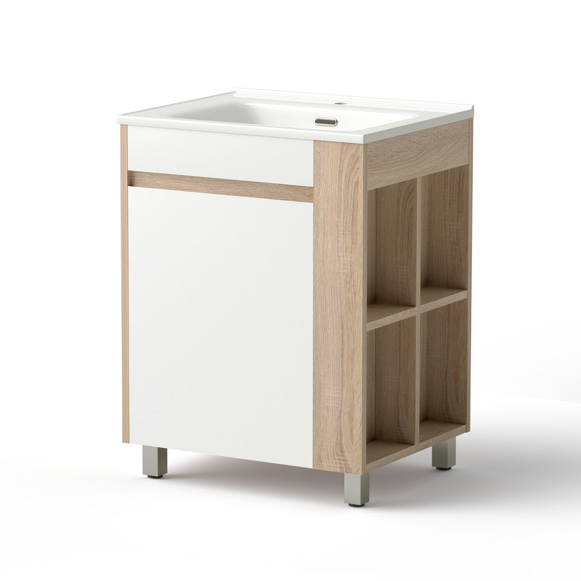 Vanity Units: Cefito Vanity Unit 835mm Basin Bathroom Cabinet Side Storage Free Standing Sink