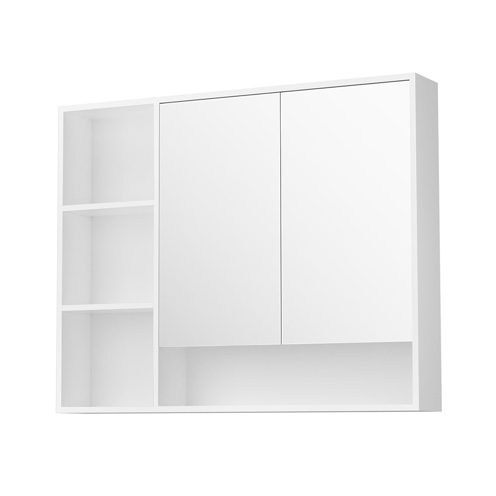 Bathroom Cabinets, Cupboards & Storage: Cefito Bathroom Mirror Cabinet 100CM Vanity Medicine Wall Mounted Storage White
