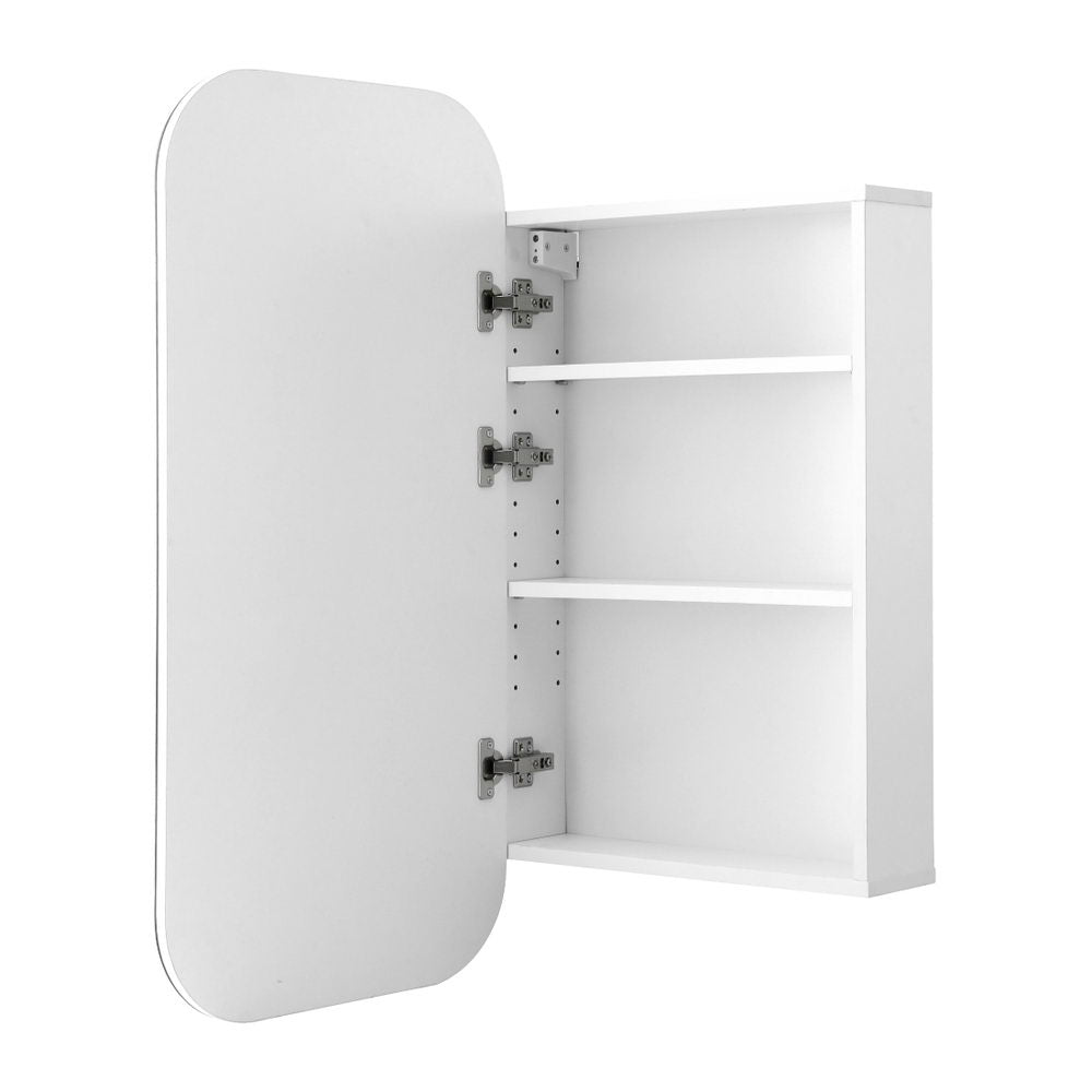 Bathroom Cabinets, Cupboards & Storage: Cefito Bathroom Mirror Cabinet Medicine Shaving Arch Wall Hung 450x900mm White