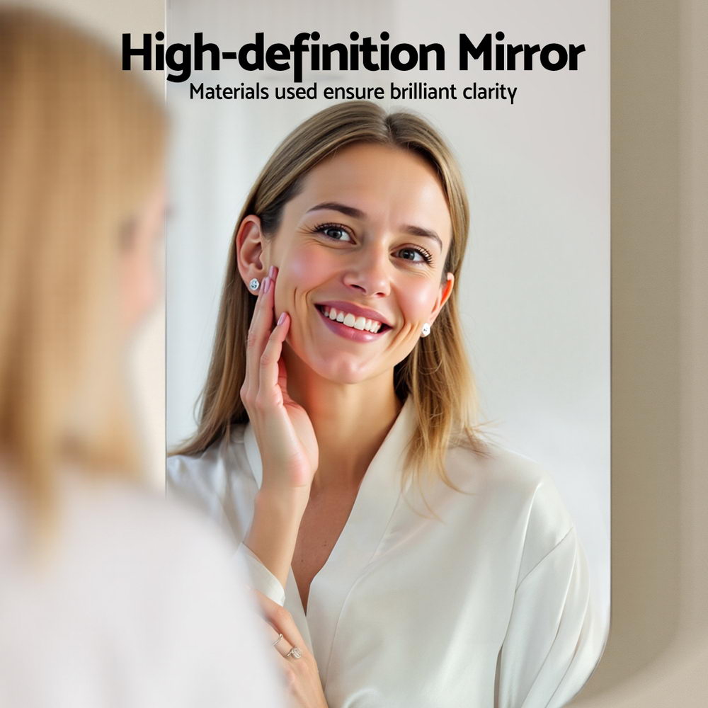 Bathroom Cabinets, Cupboards & Storage: Cefito Bathroom Mirror Cabinet Medicine Shaving Arch Wall Hung 450x900mm White