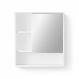 Cefito Bathroom Mirror Cabinet Mirrored Medicine Adjustable Shelf Wall Mounted 560mm White