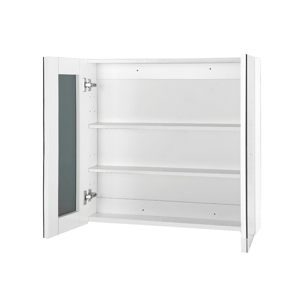 Bathroom Cabinets, Cupboards & Storage: Cefito Bathroom Mirror Cabinet 600x720mm White