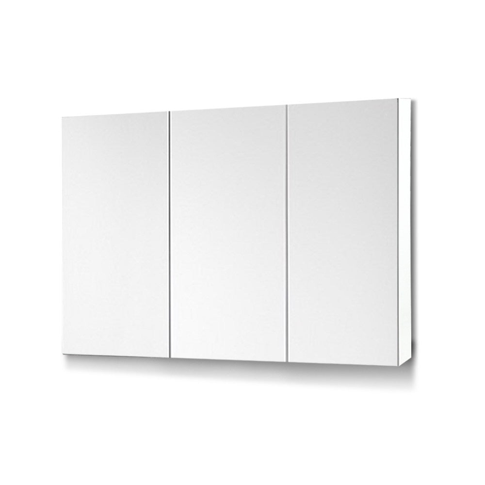 Bathroom Cabinets, Cupboards & Storage: Cefito Bathroom Vanity Mirror with Storage Cabinet - White