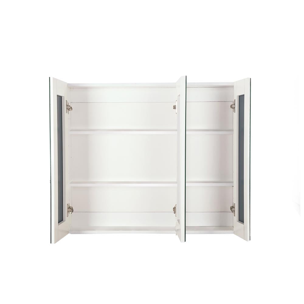 Bathroom Cabinets, Cupboards & Storage: Cefito Bathroom Vanity Mirror with Storage Cabinet - White