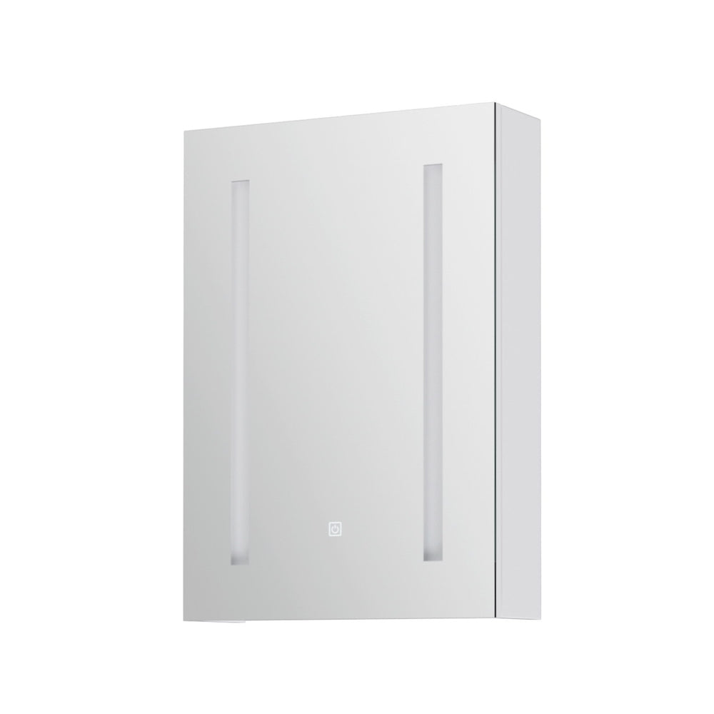 Makeup Organisation & Storage: Bathroom Mirror Cabinet LED 500x720mm Medicine Wall Storage