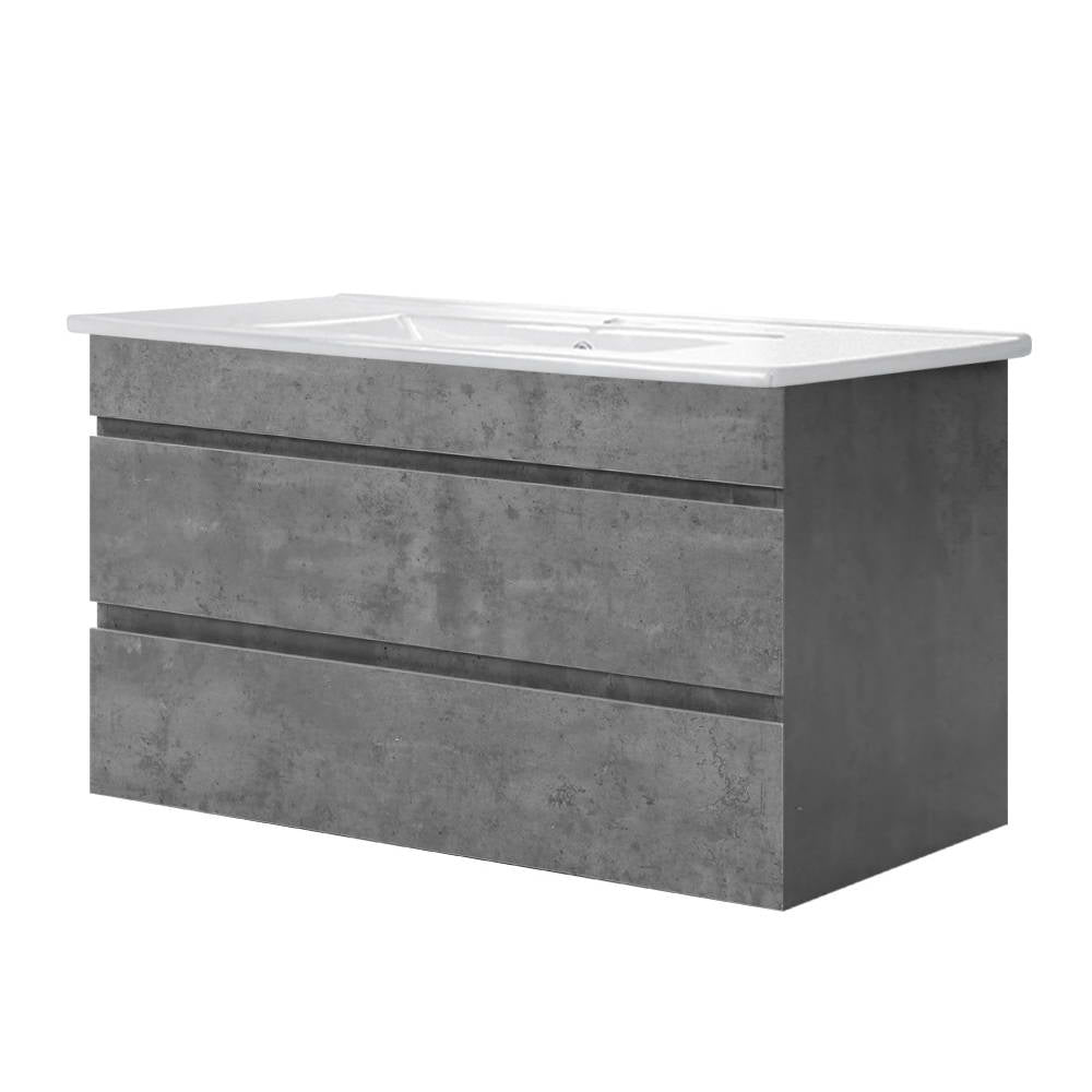 Vanity Units: Cefito Vanity Unit 915mm with Basin Grey