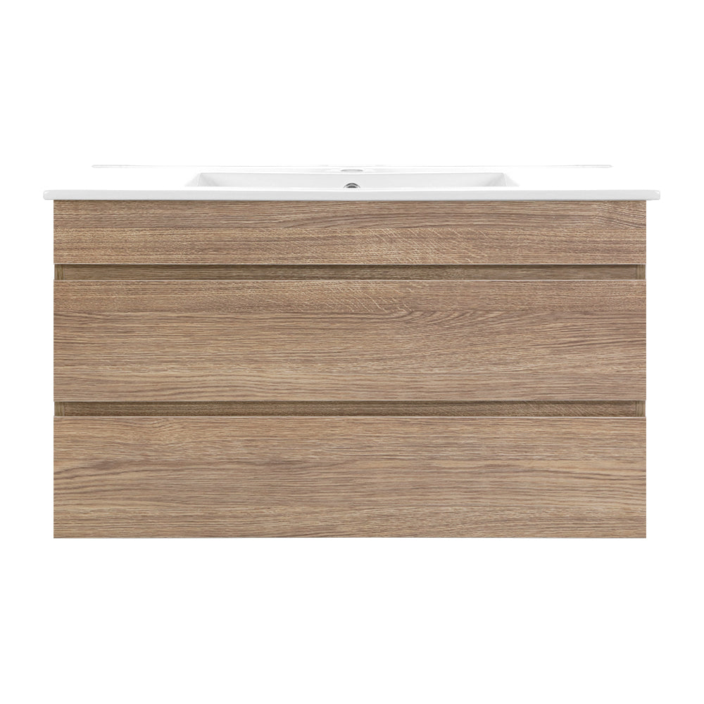 Vanity Units: Cefito Vanity Unit 915mm with Basin Oak