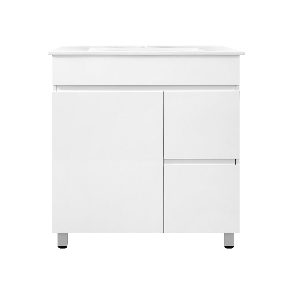 Bathroom Cabinets, Cupboards & Storage: Cefito Vanity Unit 765mm Freestanding Basin Cabinet