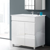 Bathroom Cabinets, Cupboards & Storage: Cefito Vanity Unit 765mm Freestanding Basin Cabinet
