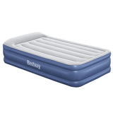Inflatable Mattresses: Bestway Air Mattress Inflatable Bed 46cm Airbed Single Blue