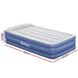 Inflatable Mattresses: Bestway Air Mattress Inflatable Bed 46cm Airbed Single Blue