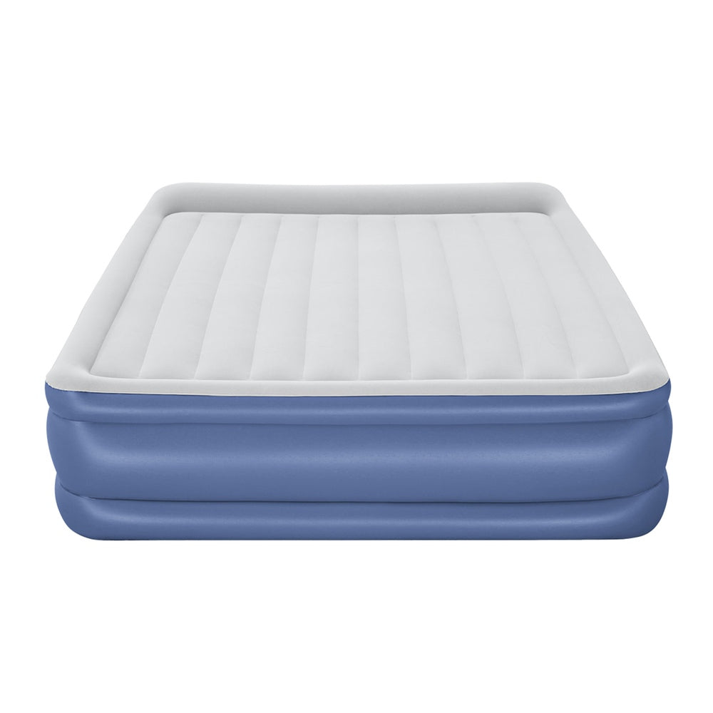 Inflatable Mattresses: Bestway Air Mattress King Inflatable Bed 56cm Airbed Blue