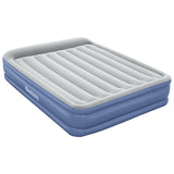 Inflatable Mattresses: Bestway Air Mattress Queen Inflatable Bed 46cm Airbed Blue