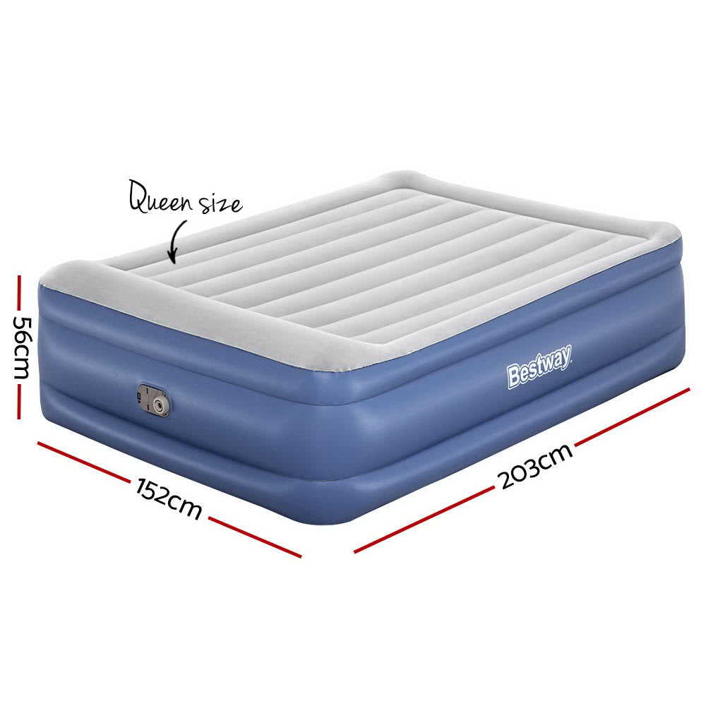 Inflatable Mattresses: Bestway Air Bed Inflatable Mattress Queen