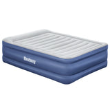Inflatable Mattresses: Bestway Air Mattress Queen Inflatable Bed 61cm Airbed Blue