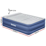 Inflatable Mattresses: Bestway Air Mattress Queen Inflatable Bed 61cm Airbed Blue
