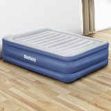 Inflatable Mattresses: Bestway Air Mattress Queen Inflatable Bed 61cm Airbed Blue