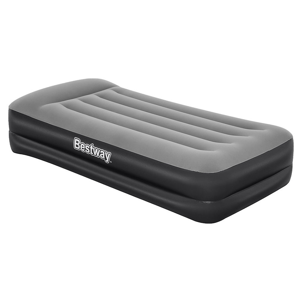 Inflatable Mattresses: Bestway Air Mattress Single Inflatable Bed 46cm Airbed Black