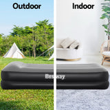 Inflatable Mattresses: Bestway Air Mattress Single Inflatable Bed 46cm Airbed Black