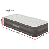 Inflatable Mattresses: Bestway Air Mattress Single Inflatable Bed 46cm Airbed Grey