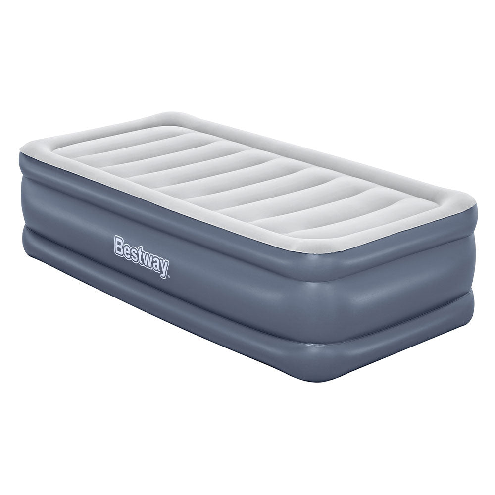 Inflatable Mattresses: Bestway Mattress Air Bed Single Size 51CM Inflatable Camping Beds Home Outdoor