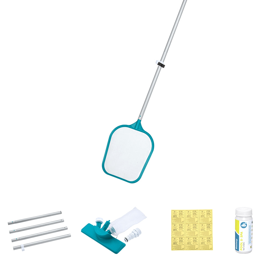Pool Sweeps & Vacuums: Bestway Pool Cleaner Vacuum Chemical Dispenser Thermometer Swimming Pools Cleaning Kit