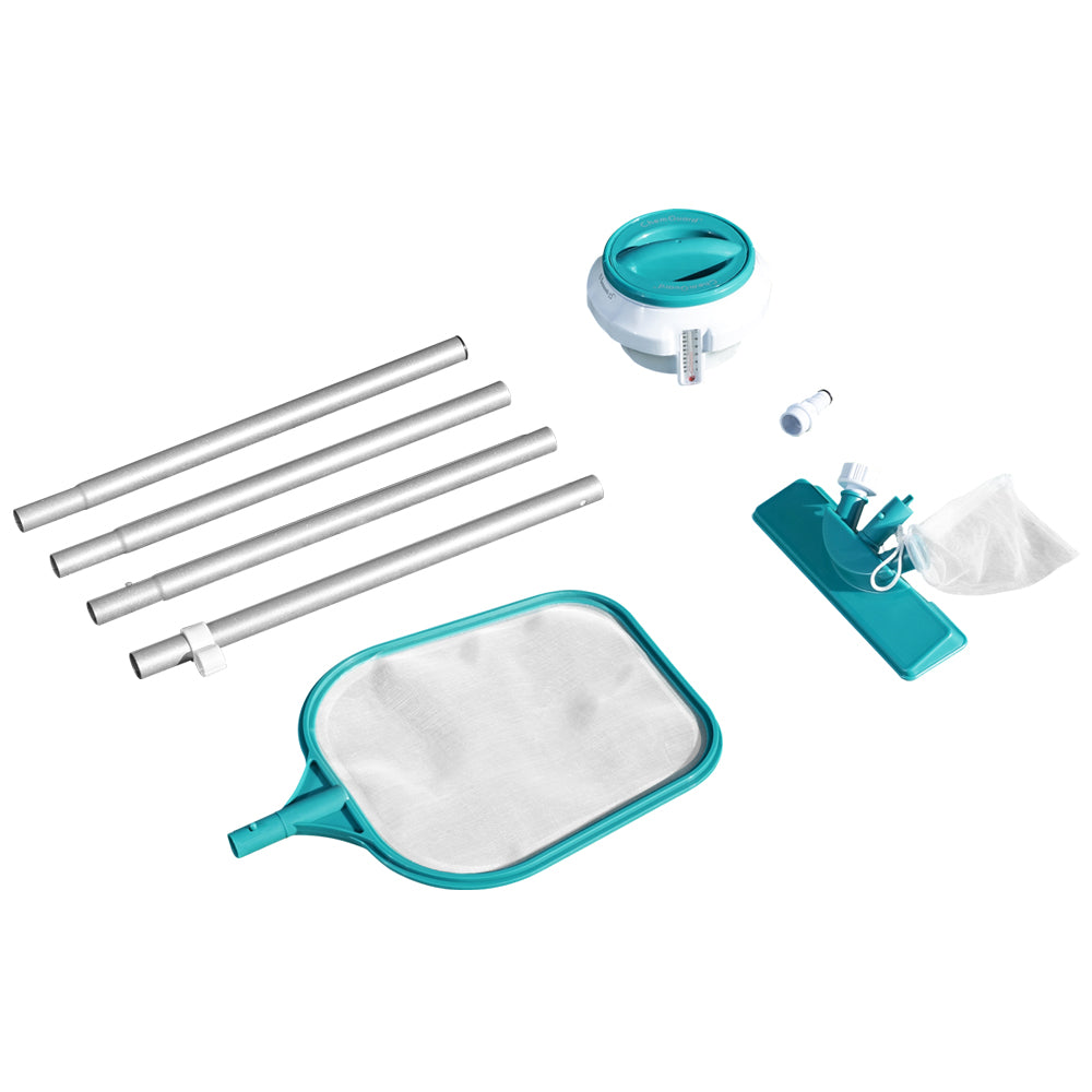 Pool Sweeps & Vacuums: Bestway Pool Cleaner Vacuum Chemical Dispenser Thermometer Swimming Pools Cleaning Kit