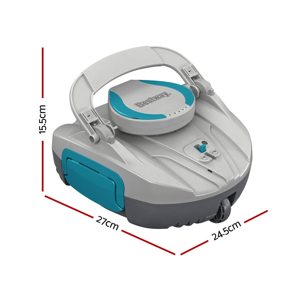 Pool Sweeps & Vacuums: Bestway Robotic Pool Cleaner Cordless Automatic Robot Clean Swimming Pools Floor