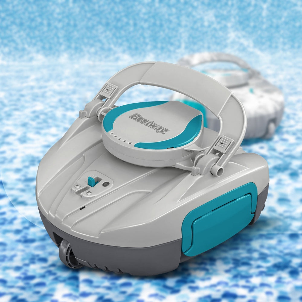 Pool Sweeps & Vacuums: Bestway Robotic Pool Cleaner Cordless Automatic Robot Clean Swimming Pools Floor