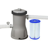 Pool Pumps: Bestway Pool Pump Cartridge Filter 800GPH 3028L/H Flowclear Filters Cleaner