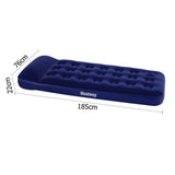 Inflatable Mattresses: Bestway Single Size Inflatable Air Mattress - Navy