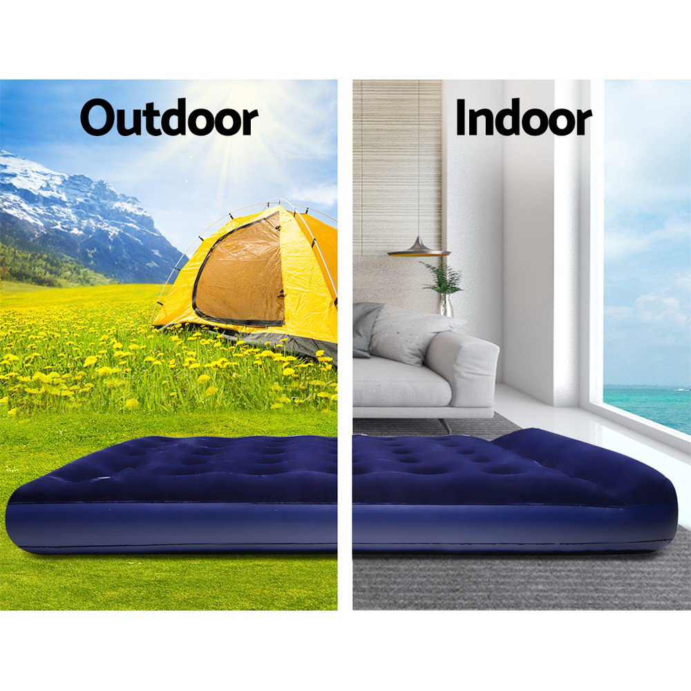Inflatable Mattresses: Bestway Single Size Inflatable Air Mattress - Navy